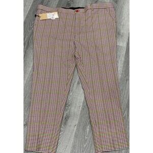 Prestige Original Red Yellow‎ White Green Plaid Dress Pants Men's 44